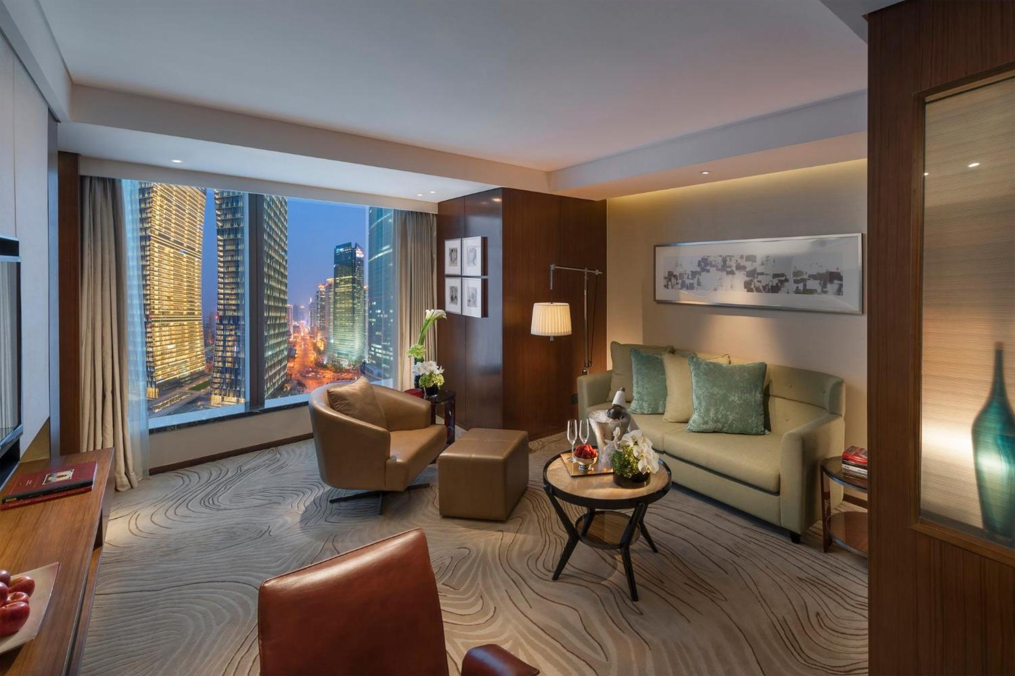 Mandarin Oriental Pudong, Şanghay Dış mekan fotoğraf